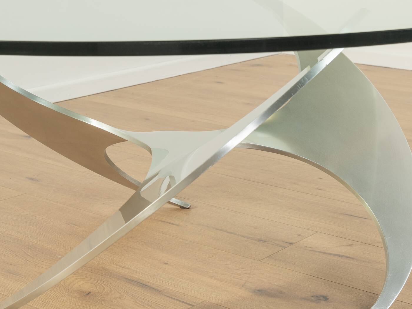 Propeller coffee table, Knut Hesterberg for Ronald Schmitt, vintage