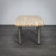 Table basse en travertin, Italie (années 1970)