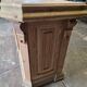 Bistro counter with a Hungarian point design.