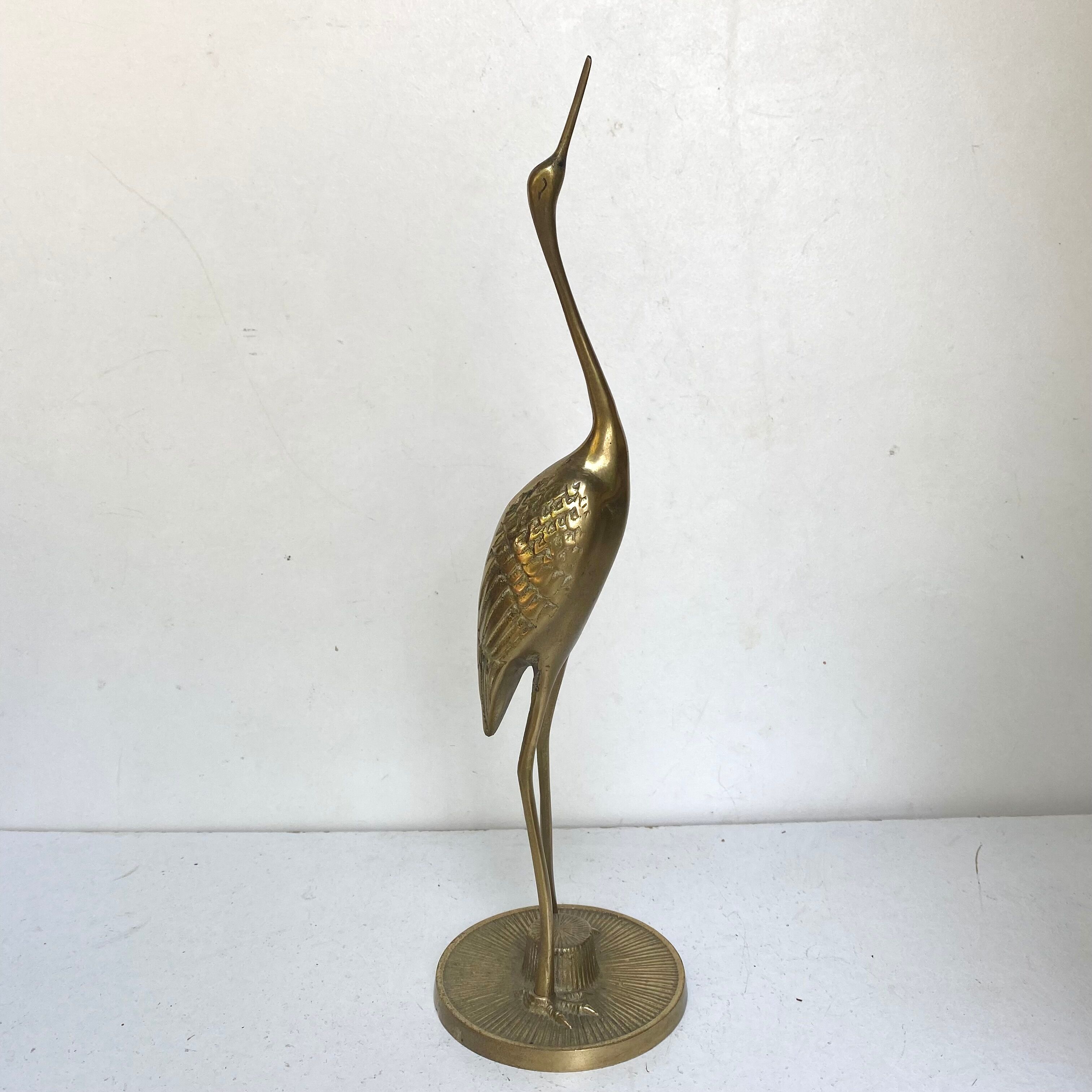 Oiseau en laiton vintage