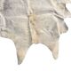 Large Vintage Blonde Cowhide Rug, 1950s