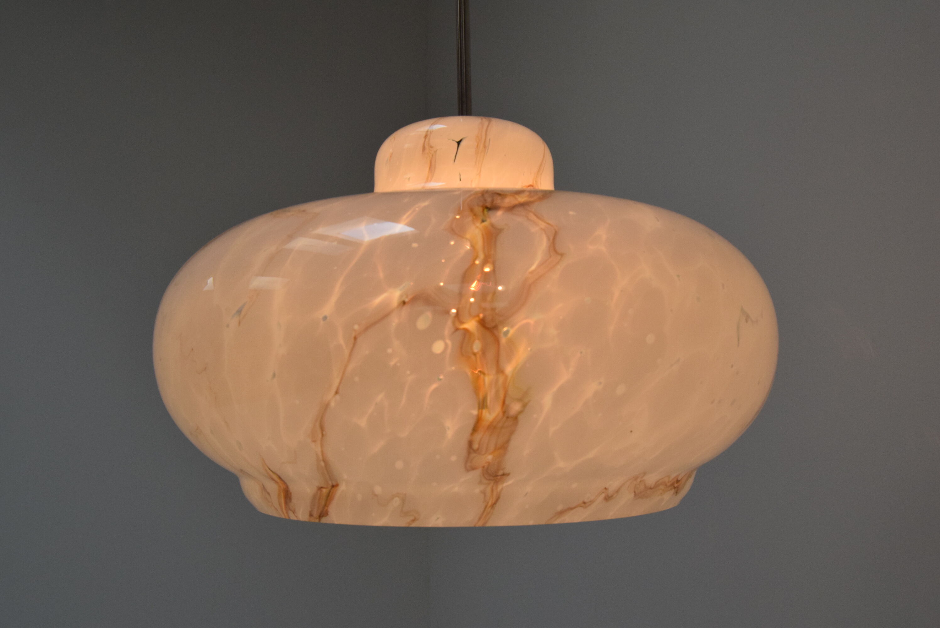 Mid-century glass pendant 1960's