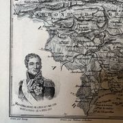 Map of the Alpes-Maritimes - Massena and Cassini, 27x31cm