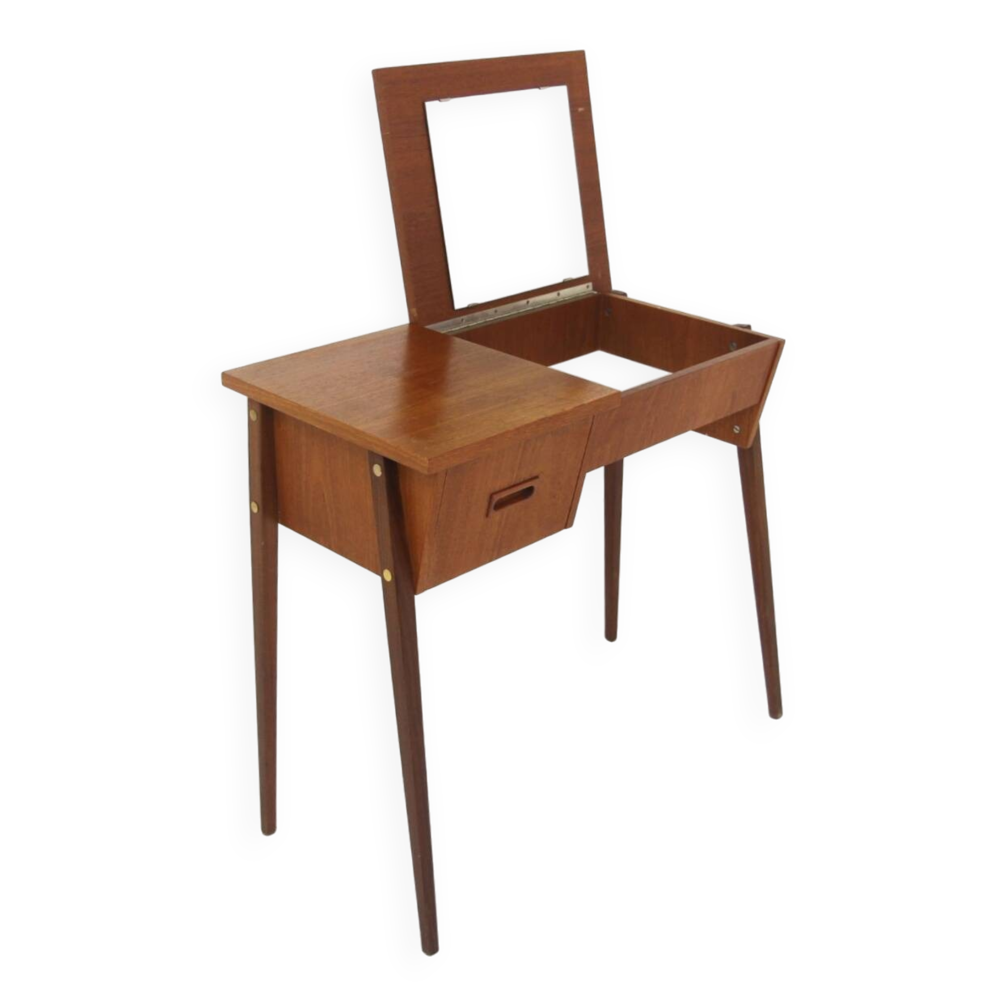 Coiffeuse scandinave en teck "Model 6750", Glas & Trä, Suède, 1960