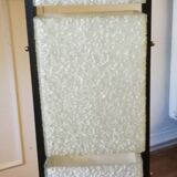Vintage Arlus totem floor lamp from the 50s, steel and plexiglass