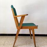 Vintage bridge armchair years 50