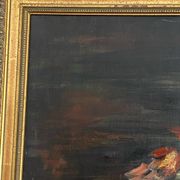 Oil on canvas, still life, framed, large format, Gaultier M