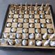 Jeu d échecs en bois et nacre