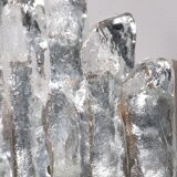 Wall lamp with ice glass made by J.T. Kalmar,1960s