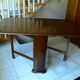 English mahogany folding gateleg table