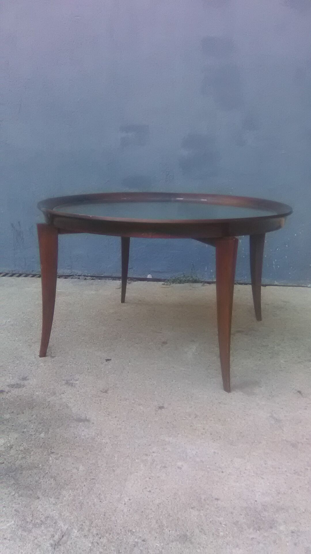 Art deco coffee table mirror
