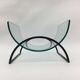 Italian magazine rack, 1980's, Gallotti & Radice