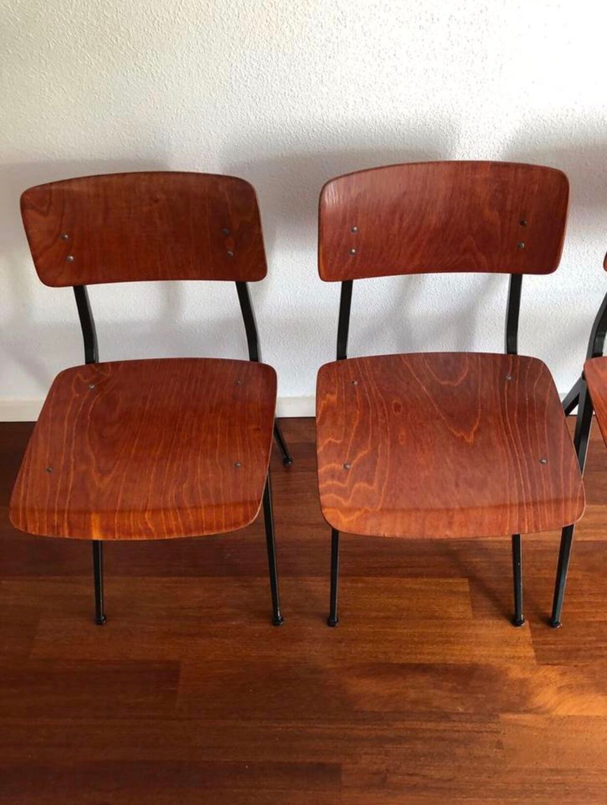 Set of 4 design chairs 60s Marko Spintoel by Kooistra