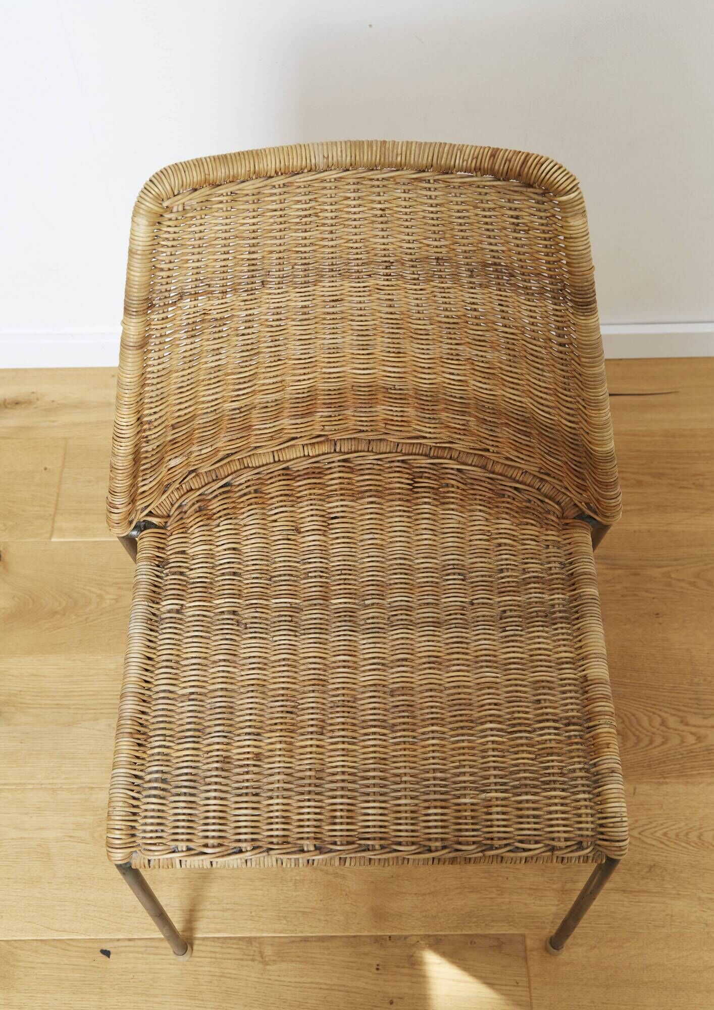 Herbert Hirche 'Santa Lucia' Wicker Chair for Wilde & Spieth | Set of Four