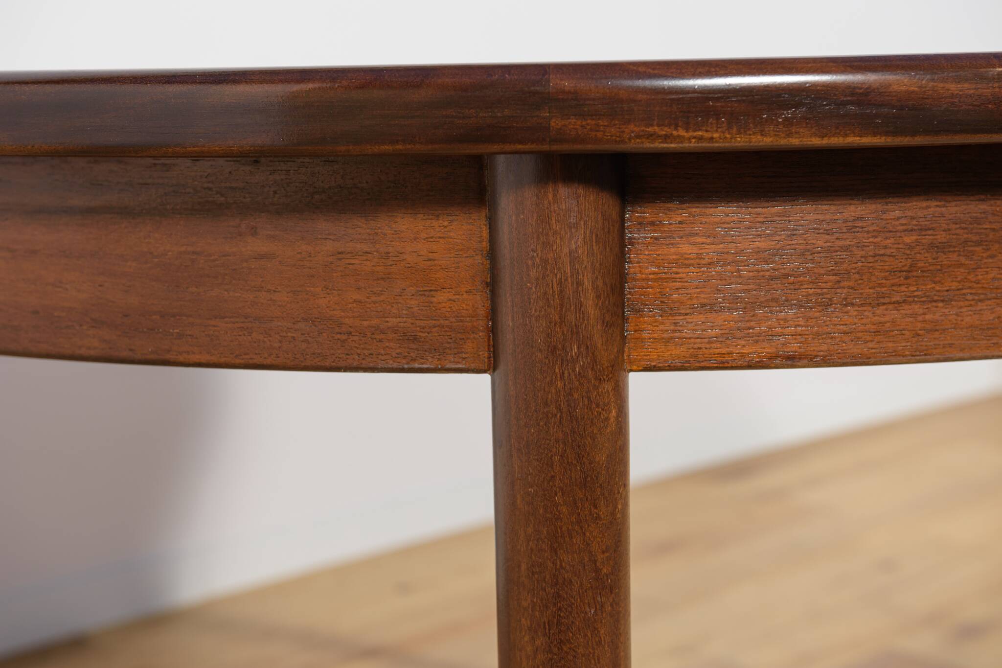 Mid-Century Teak Round Fresco Dining Table from G-Plan, United Knigdom.