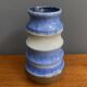 Blue vase by Strehla model 1408 Eastern Germany 1960s