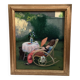 Oil painting on canvas signed dimensions: height -54.5 cm - length -46.5