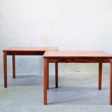 Scandinavian rosewood side tables from Alberts Tibro, 1970s, Set of 2