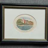 Pair of marine watercolors