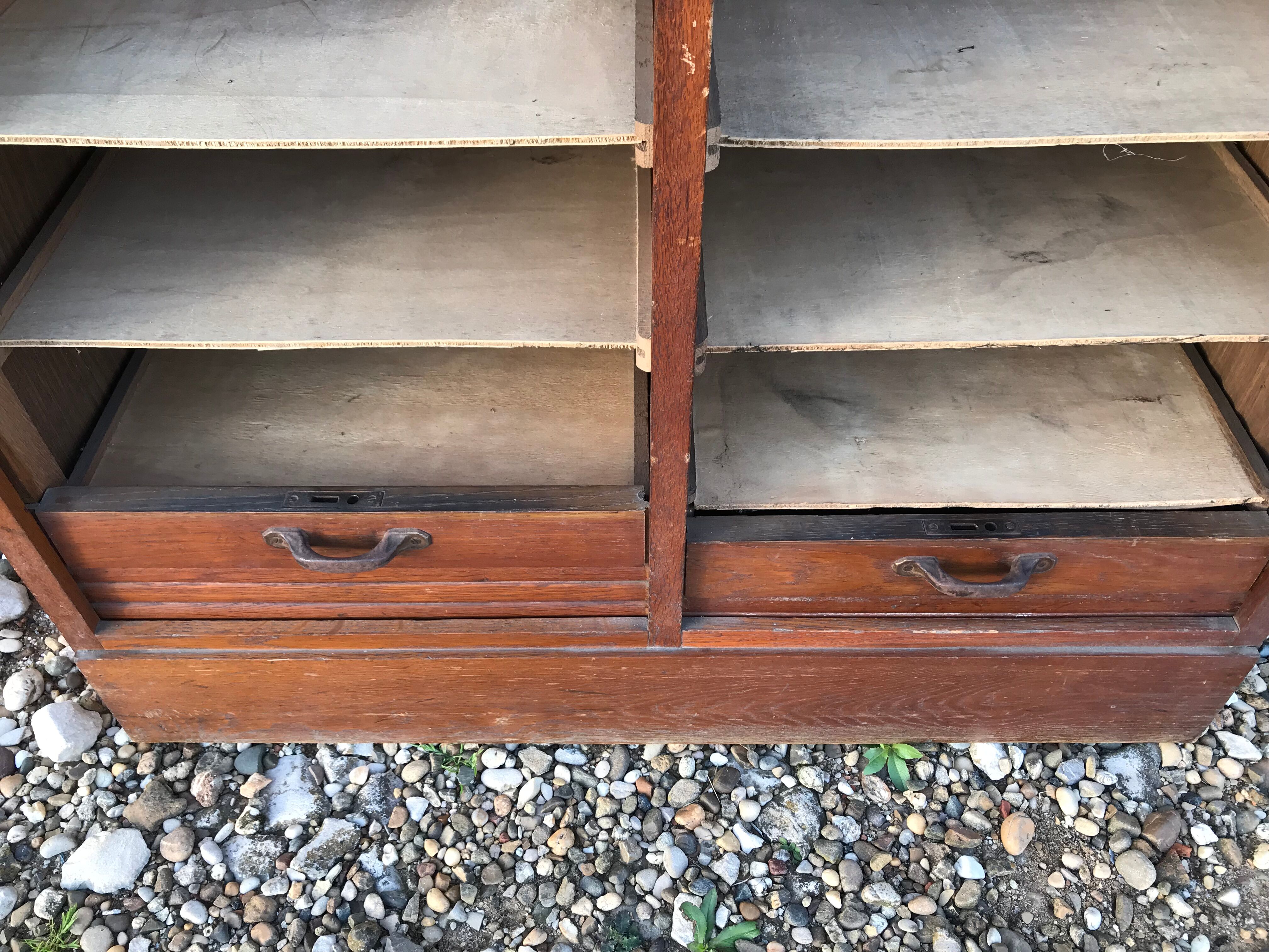 Wooden filing cabinet