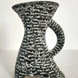 Vintage Fat Lava Ceramic Vase