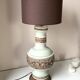 Lampe vintage pied céramique