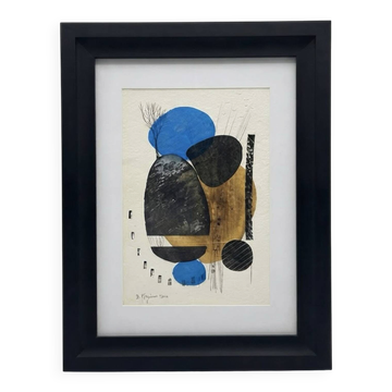 Contemporary abstract drawing
