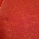 Round carpet in red moumoute style pelfran diameter 130cm vintage