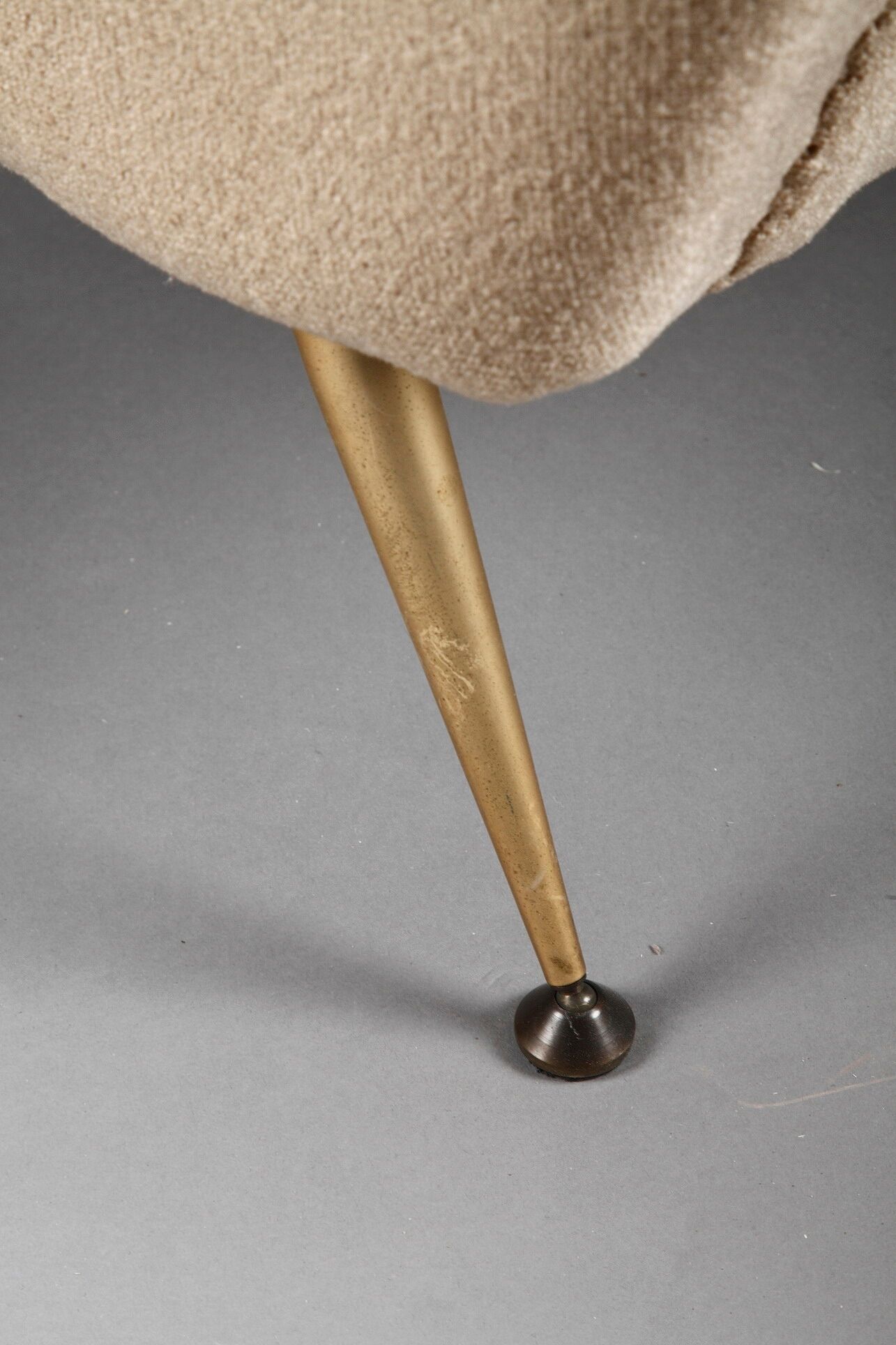 Pair of velvet chairs from the 50s