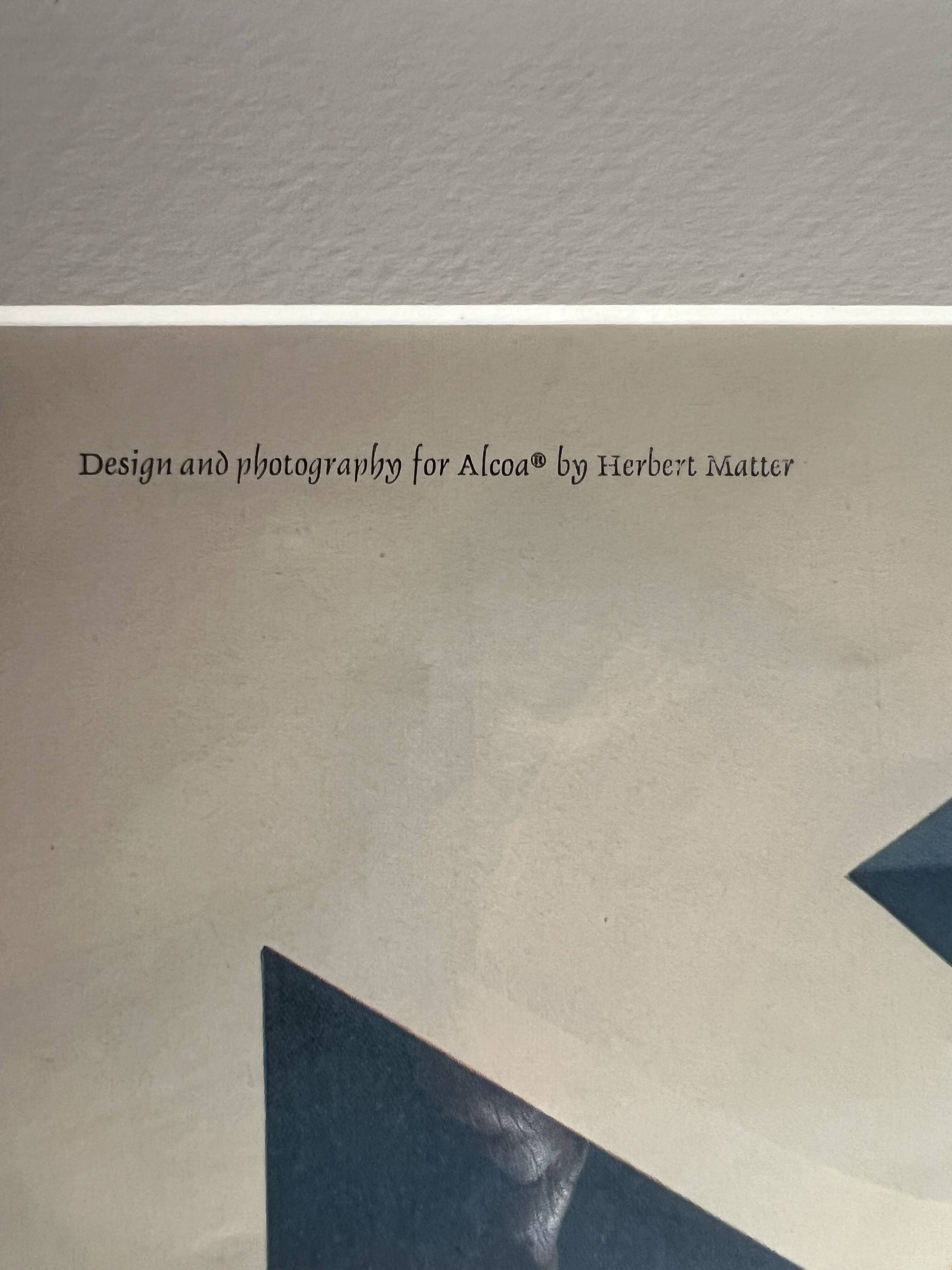Framed poster knoll space age herbert matter