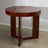 Teakwood Pull Tabs Art Deco Table