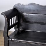 Banc ancien en pin, années 1900