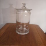 Glass candy jars