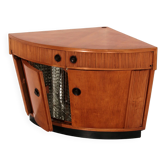 Bar cabinet in light wood attributed to Paolo Buffa, 1940s
