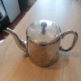 Silver metal teapot