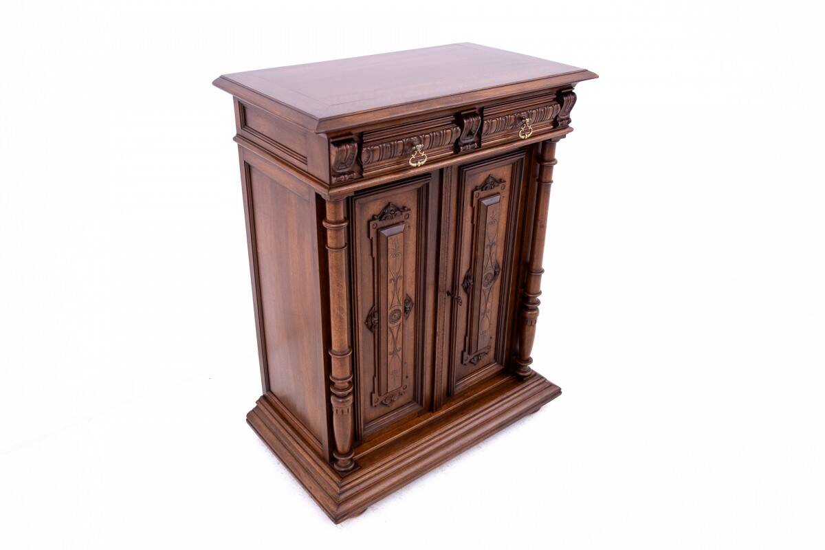 Eclectic chest of drawers, France, circa 1890. After renovation.