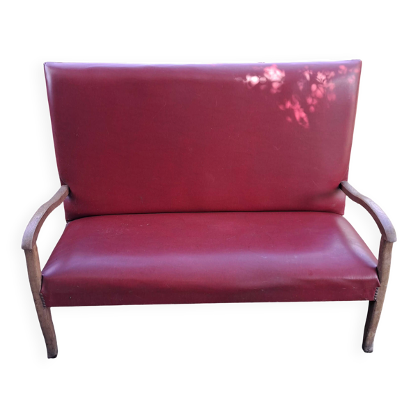 La banquette de bistrot, vintage.