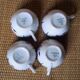 Lot 4 tea cups Digoin Sarreguemines Ninette