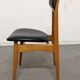 Series of 4 vintage chairs from the 50s/60s