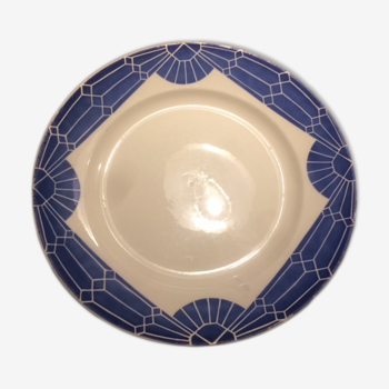 Assiette vintage en porcelaine de Badonviller poinçon certifiée