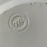 Antique Moustiers style plate, Museums of France edition