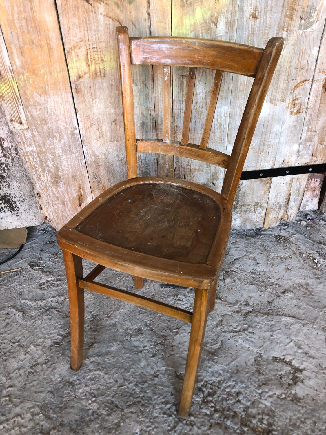 Chair bistrot luterma wood 70s vintage