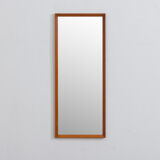 Scandinavian teak mirror  by JC Møbler Hedehusene, Denmark, 1960s