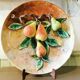 Large barbotine dish