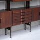 Italian Mid-Century Large Shelving Display