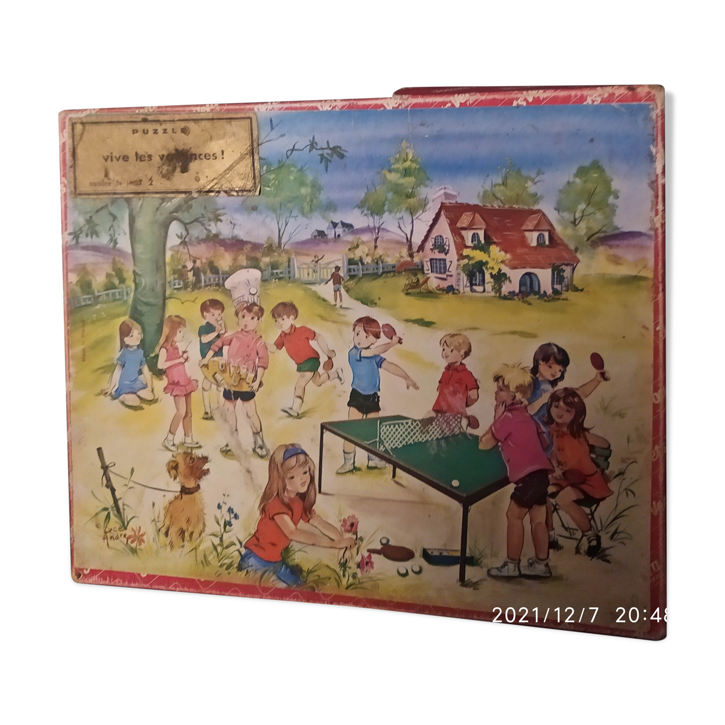 Puzzle vintage Jouets Véra