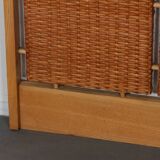 Rattan coat rack produced by Uluv in the 1960s