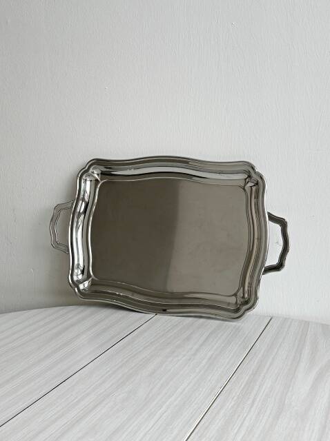 Stainless steel serving trays