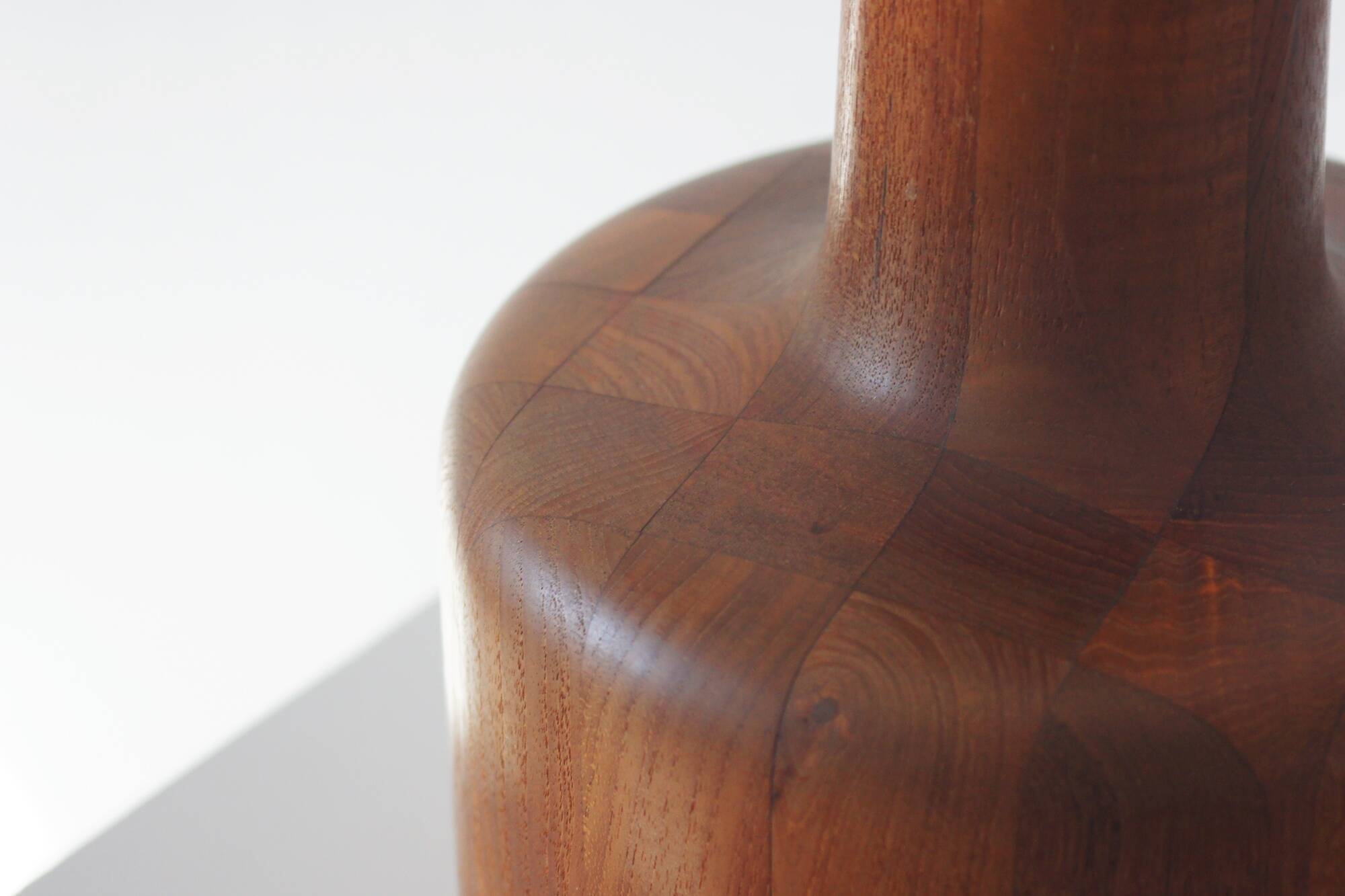 Vintage Scandinavian Table Lamp with Teak Base