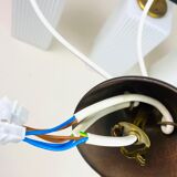 1960s bauhaus style pendant lamp, mid-century modern, Germany